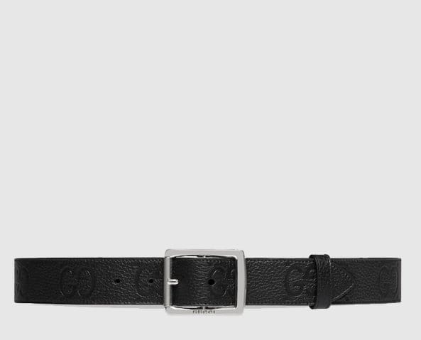 GUCCI 구찌 GG 로고 가죽 벨트