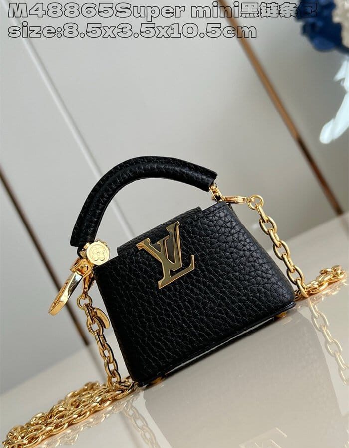 LOUIS VUITTON 루이비통 카퓌신 미니 마이크로백 M48865 2024/신상 3COLOR
