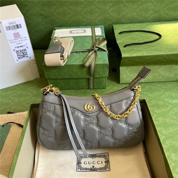 GUCCI 구찌 GG 마틀라세 레더 핸드백 735049