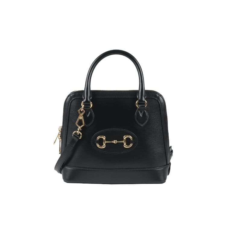 GUCCI 구찌 1955 홀스빗 스몰 탑 핸들백 블랙 621220 신상