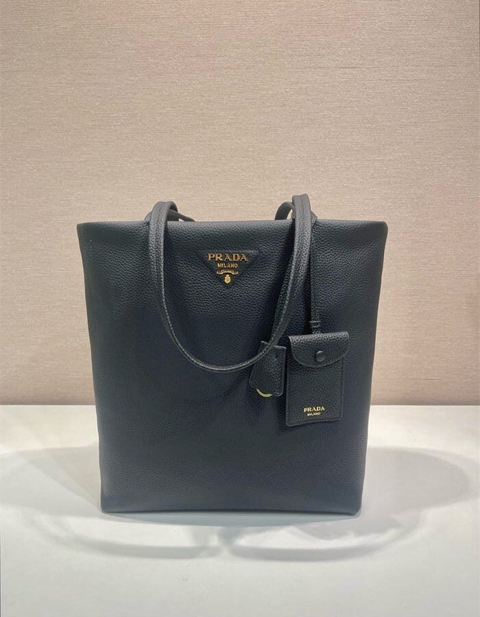 PRADA 프라다 라이트 그레인드 가죽 토트백 1BG550