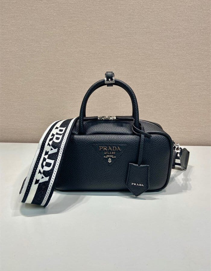 PRADA 프라다 레더 탑 핸들백 1BB102