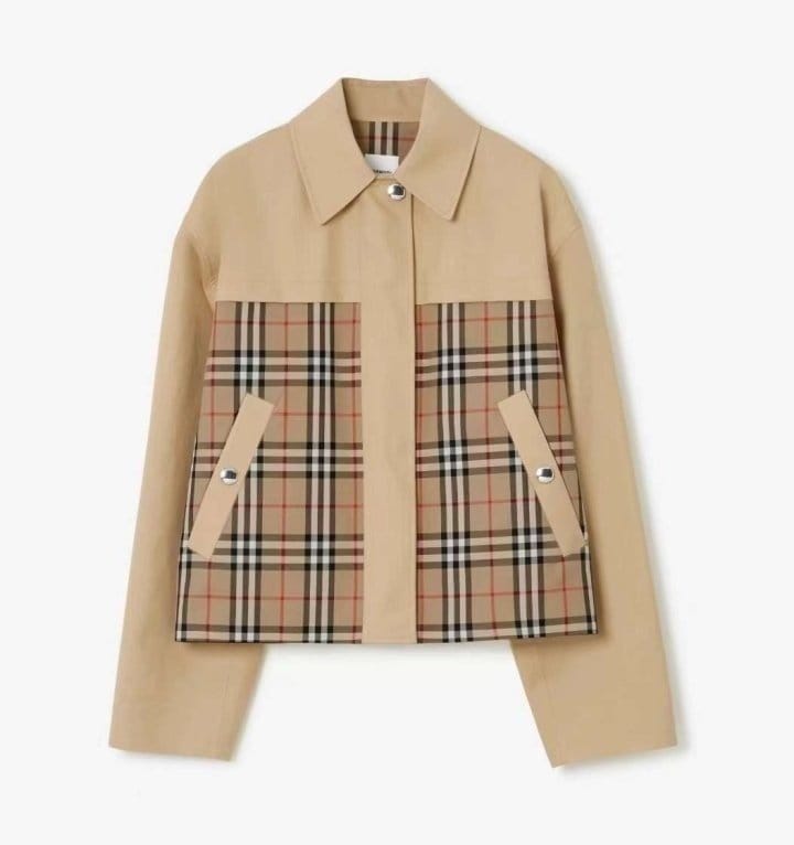 BURBERRY 버버리 체크 자켓