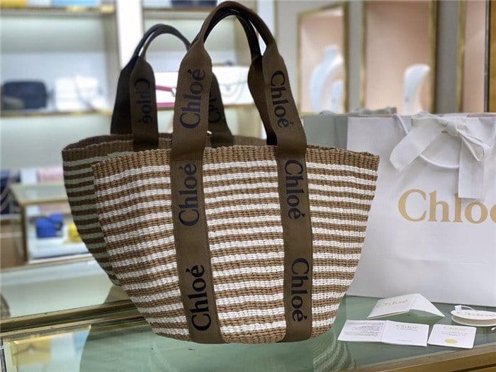 CHLOE 끌로에 우디 라지 바스켓 C79908