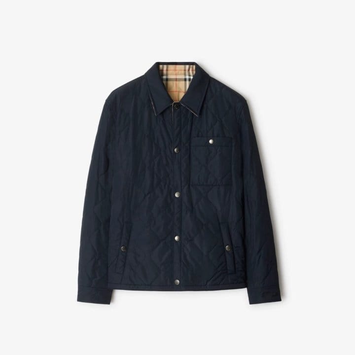 BURBERRY 버버리 리버시블 퀼팅 나일론 오버 셔츠