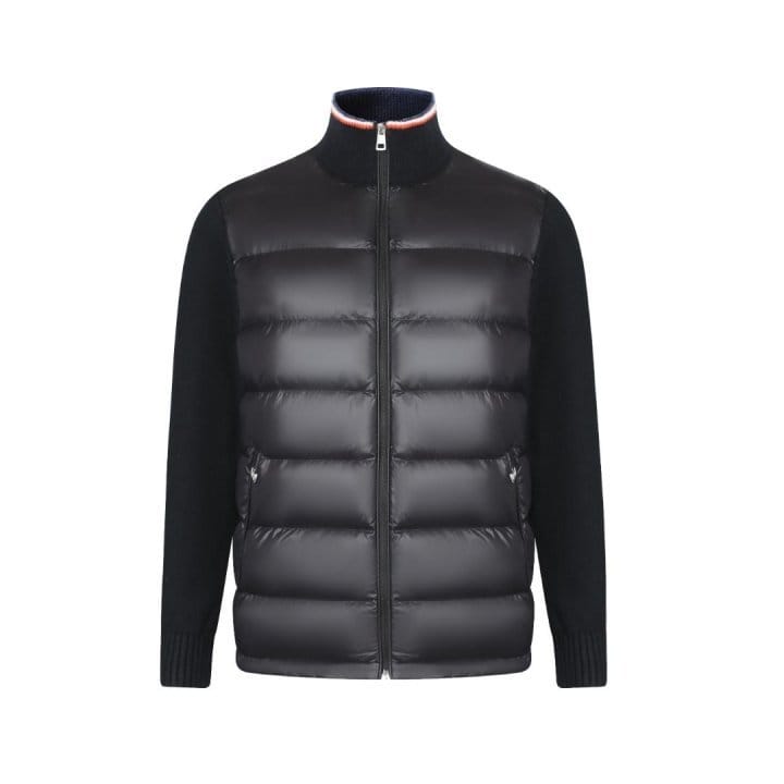 MONCLER 몽클레어 배색 다운 패딩 가디건