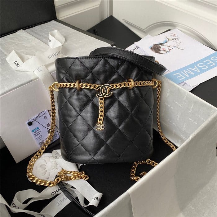 CHANEL 샤넬 미니 버킷백 19.5CM AS3116