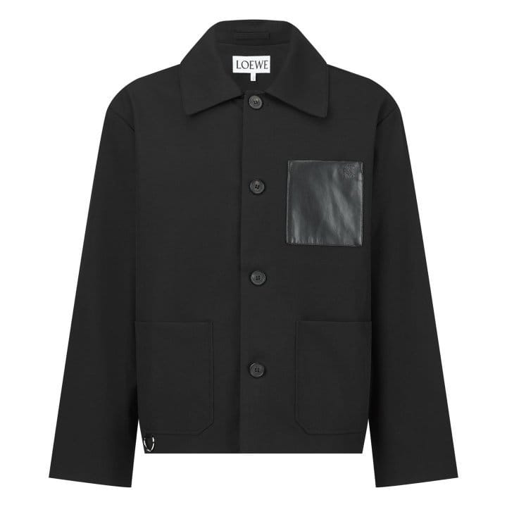 LOEWE 로에베 아나그램 울 캐시미어 워크웨어 자켓 2COLOR