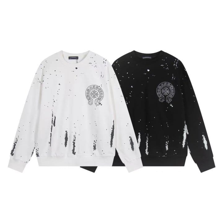 CHROME HEARTS 크롬하츠 그래피티 홀스슈 맨투맨