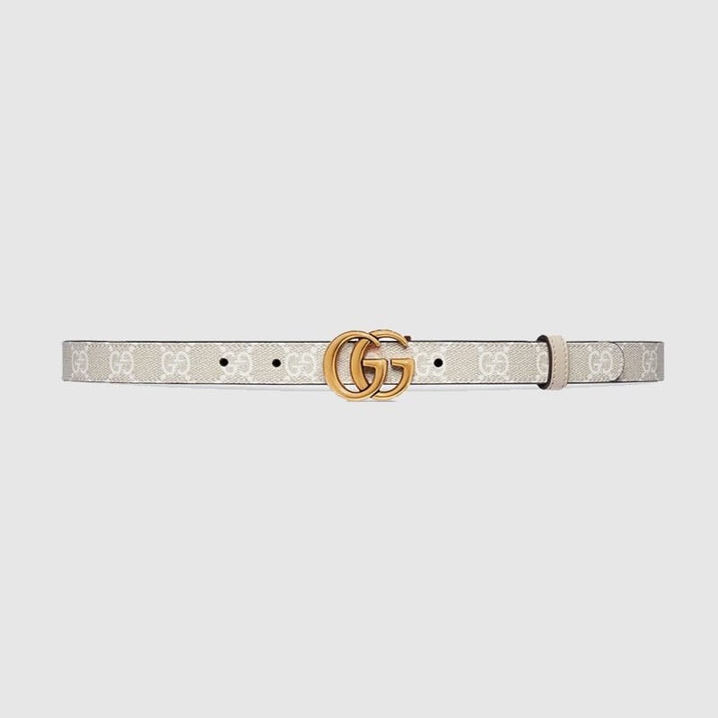 GUCCI 구찌 GG 마몽 리버서블 씬 벨트 659418 (20mm) 2COLOR