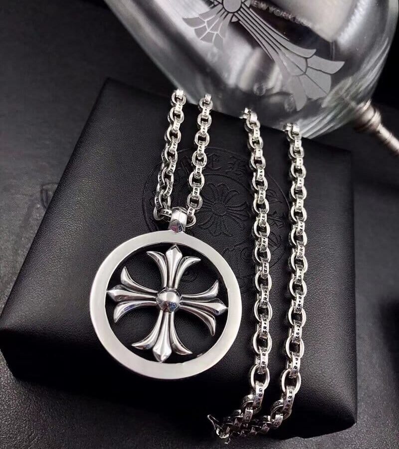 CHROME HEARTS 크롬하츠 남녀공용 925실버 목걸이 65cm (GD목걸이)
