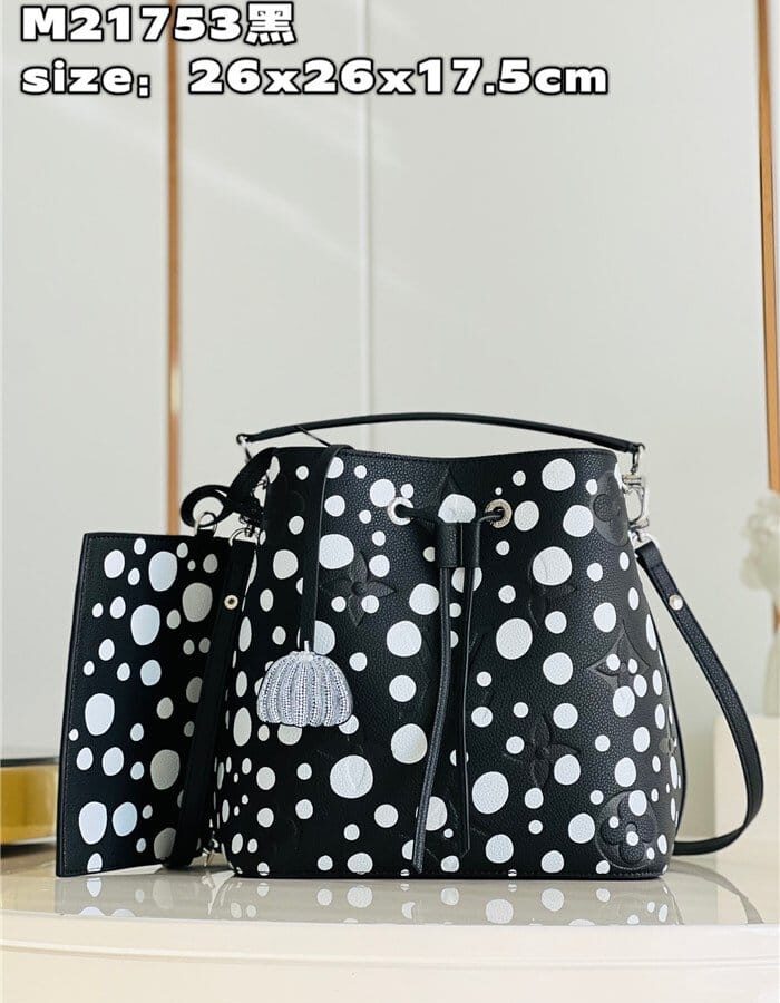 LOUIS VUITTON 루이비통 쿠사마 야요이 콜라보 네오노에 MM M21753