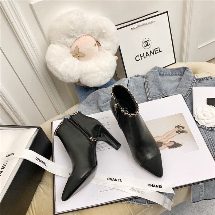 CHANEL 샤넬 여성용 부츠 (굽높이8.5CM) C68500-1 3COLOR