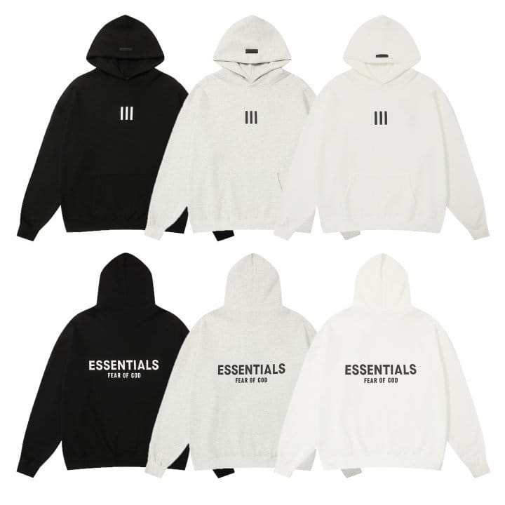 FEAR OF GOD 피어오브갓 에센셜 832 트리니티 플리스 후드