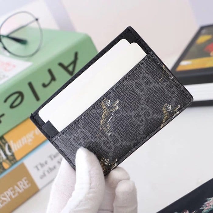 GUCCI 구찌 PVC & 레더 카드 퍼스 GUW0132