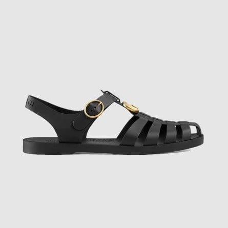 GUCCI 구찌 여성용 러버 버클 스트랩 샌들 463463
