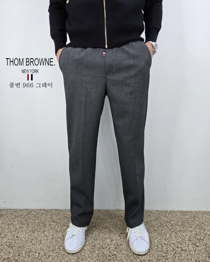 THOM BROWNE 톰브라운 마일드 기모 슬랙스 4COLOR