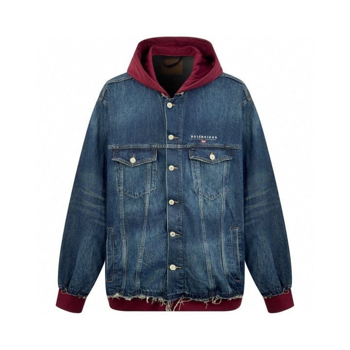 BALENCIAGA 발렌시아가 패치드 데님 자켓