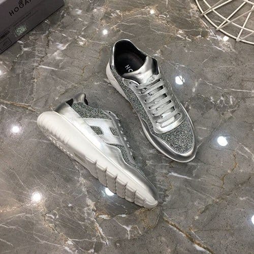 HOGAN 호간 여성 스니커즈 실버