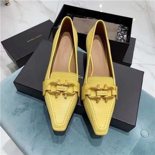 BOTTEGA VENETA 보테가베네타 키튼 힐 송치 가죽 로퍼 굽높이4.5CM BV90610-3 2020/신상