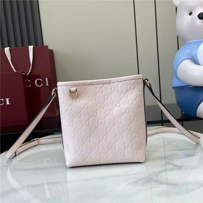 GUCCI 구찌 GG 엠블럼 나노 버킷백 847090