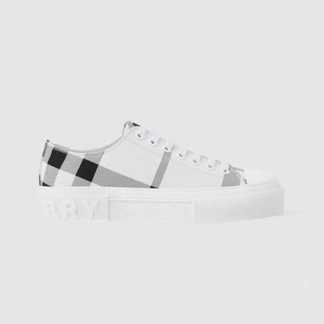 BURBERRY 버버리 남여공용 체크 코튼 스니커즈 80714311